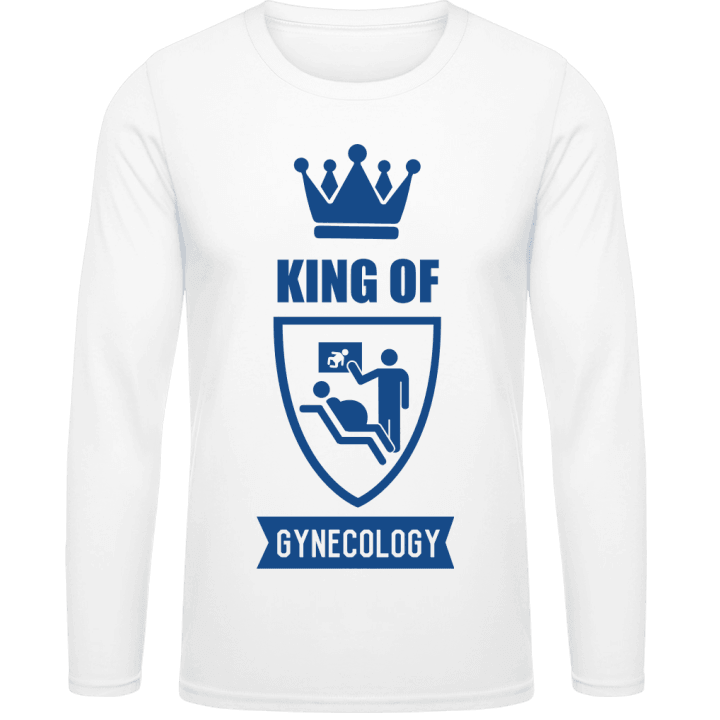 King of gynecology Langarmshirt contain pic