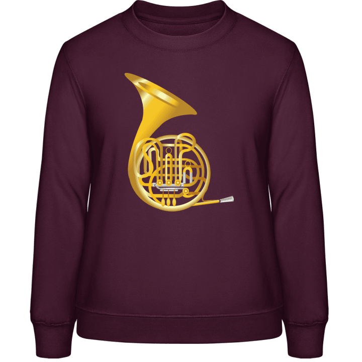 French Horn Sweatshirt för kvinnor contain pic