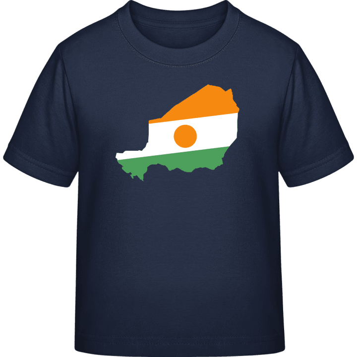 Niger Map T-shirt för barn contain pic