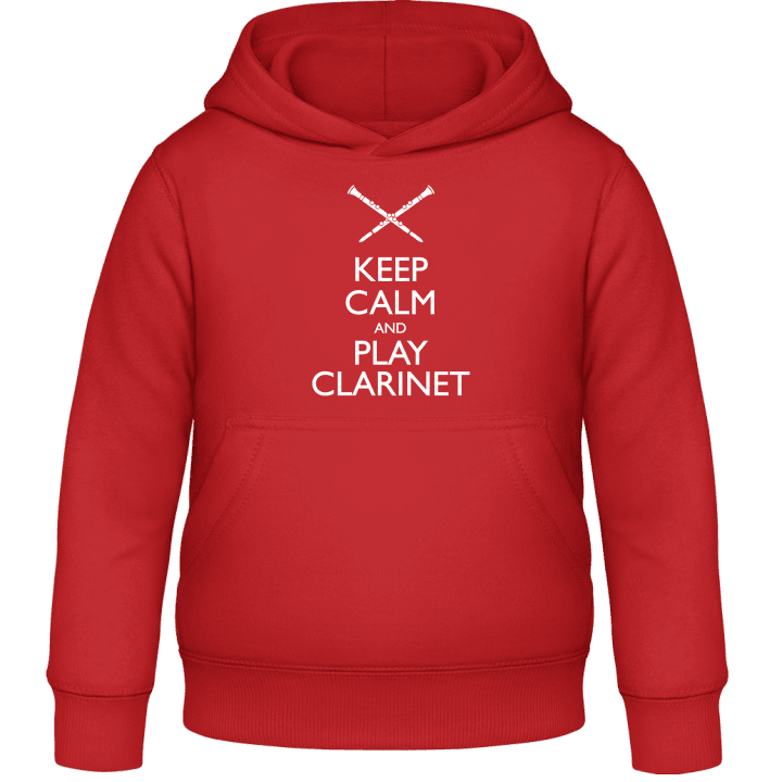 Keep Calm And Play Clarinet Sweat à capuche pour enfants contain pic