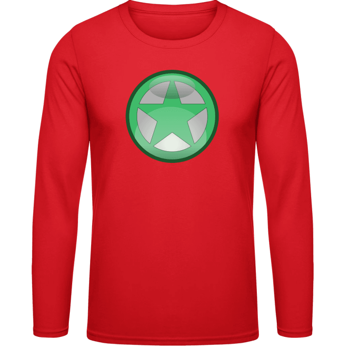 Superhero Star Symbol Logo Langarmshirt contain pic