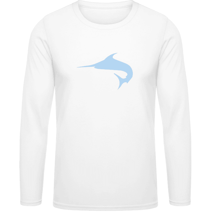 Swordfish Silhouette Long Sleeve Shirt 0 image