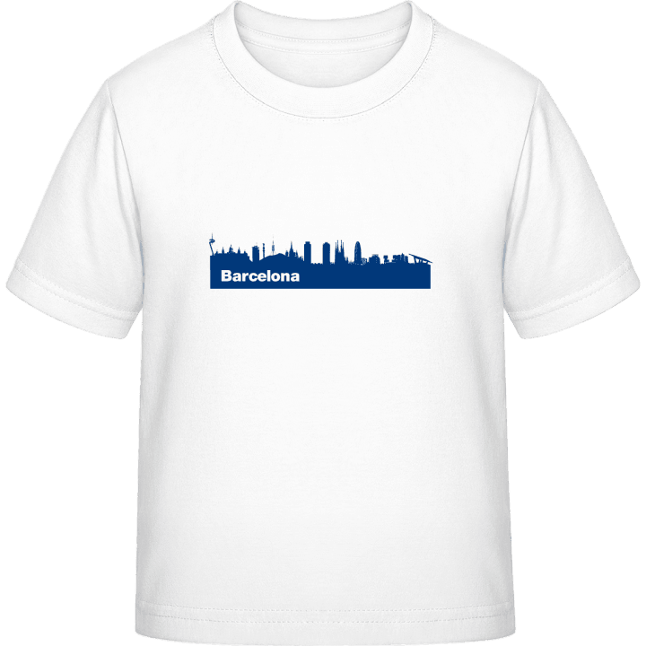 Barcelona Skyline T-shirt för barn contain pic