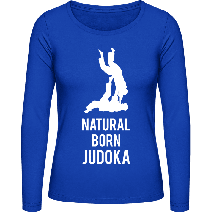 Natural Born Judoka Langermet skjorte for kvinner contain pic