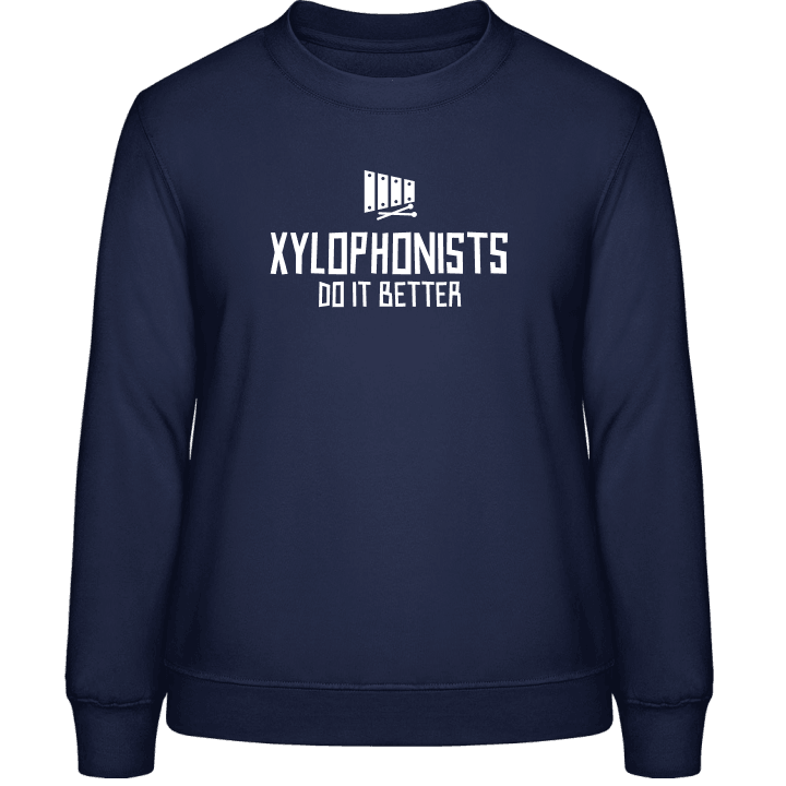 Xylophonists Do It Better Sweatshirt för kvinnor contain pic