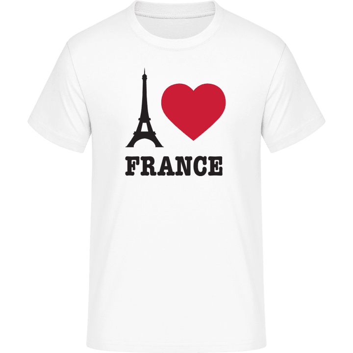 I Love France Eiffel Tower T-skjorte 0 image