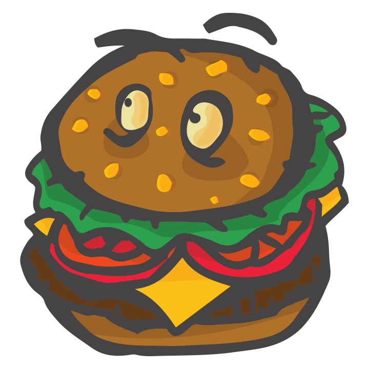 Hamburger With Eyes Kinderen T-shirt 0 image