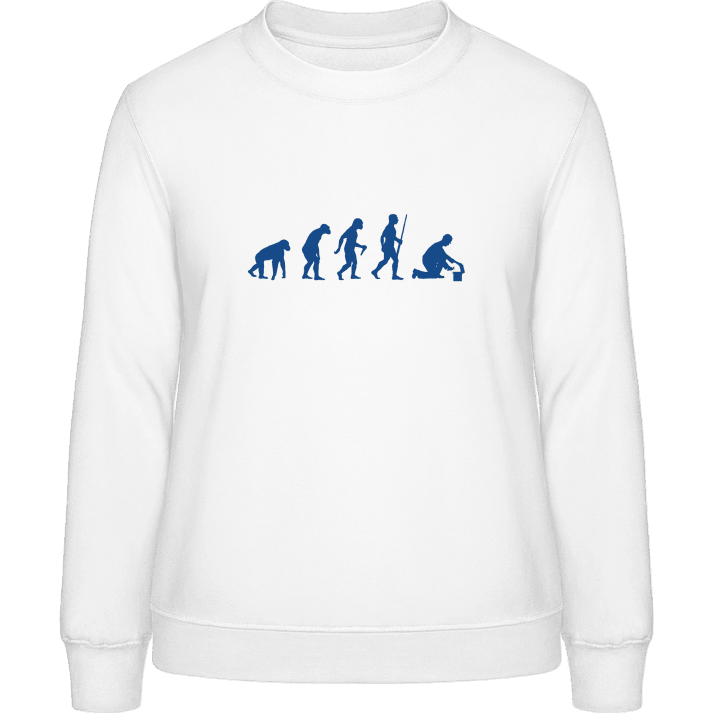 Mechaniker Evolution Frauen Sweatshirt contain pic