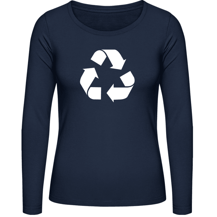 Recycling Camisa de manga larga para mujer contain pic