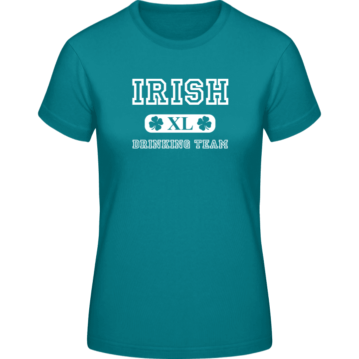 Irish Drinking Team St Patrick's Day T-skjorte for kvinner contain pic