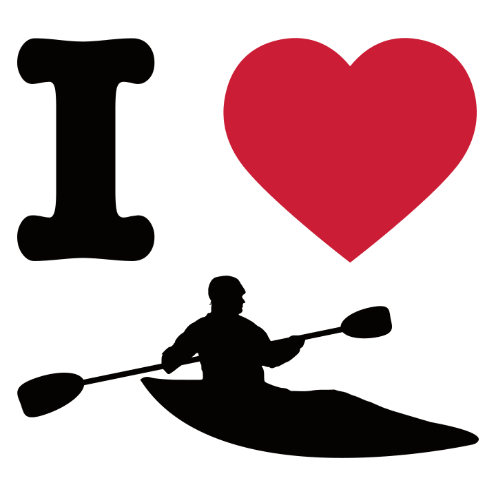 I Love Kayaking Hættetrøje 0 image