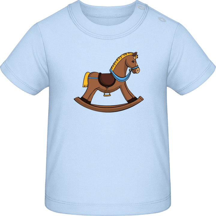 Rocking Horse Illustration Baby T-Shirt 0 image