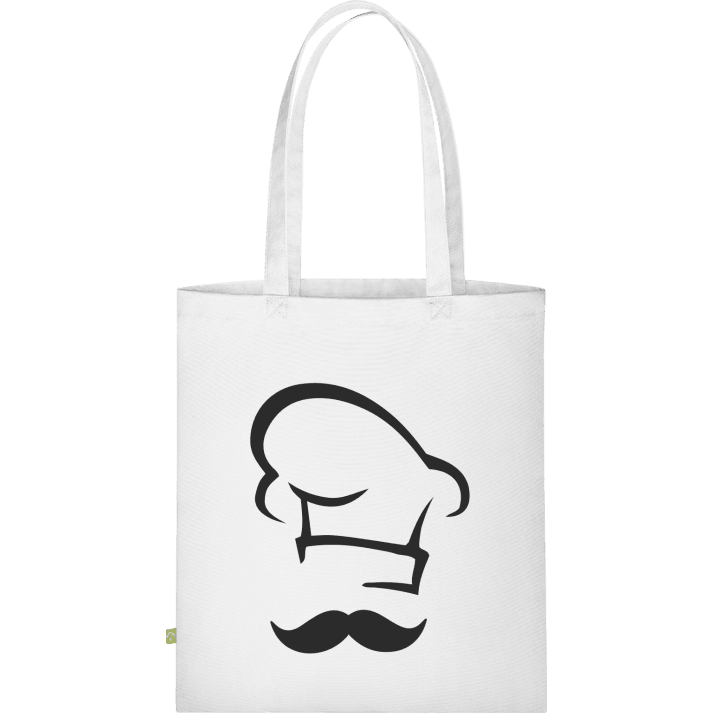 Cook with Mustache Bolsa de tela contain pic
