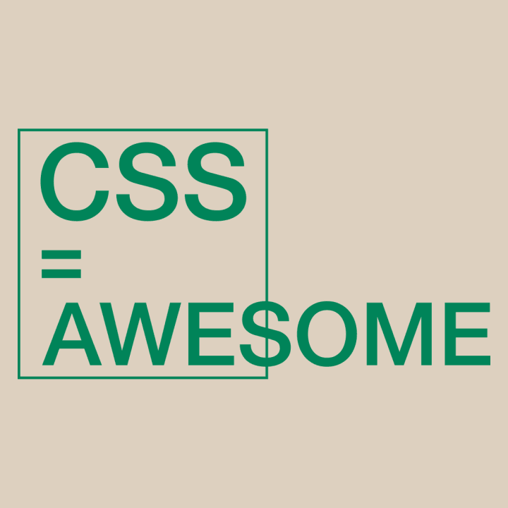 CSS = Awesome Shirt met lange mouwen 0 image