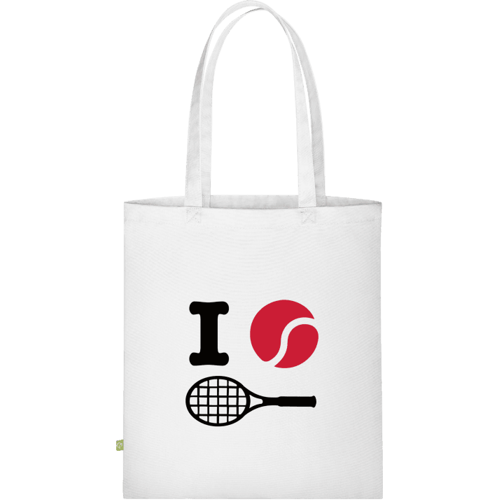 I Heart Tennis Stoffen tas contain pic