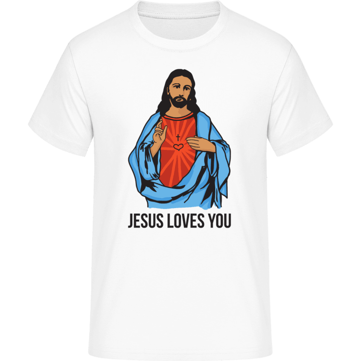 Jesus Loves You T-paita contain pic