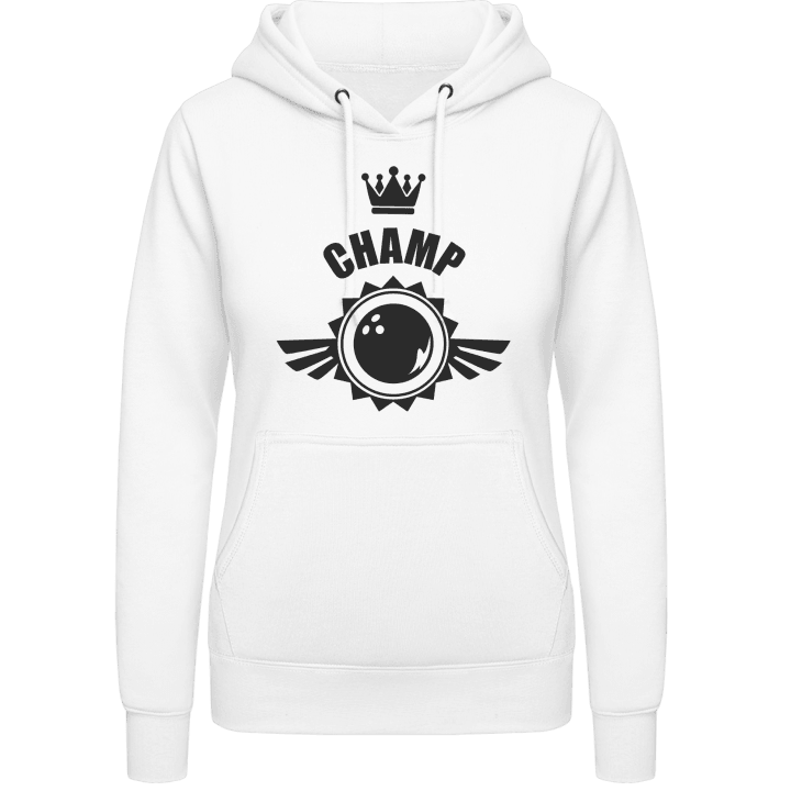 Bowling Champ Vrouwen Hoodie contain pic