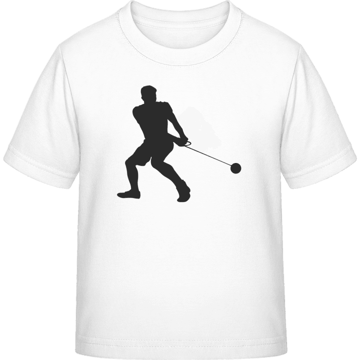 Hammer Throw Silhouette Kinderen T-shirt contain pic