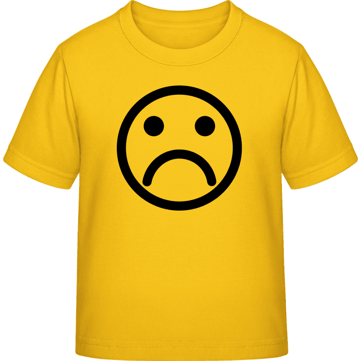 Sad Smiley T-shirt för barn contain pic