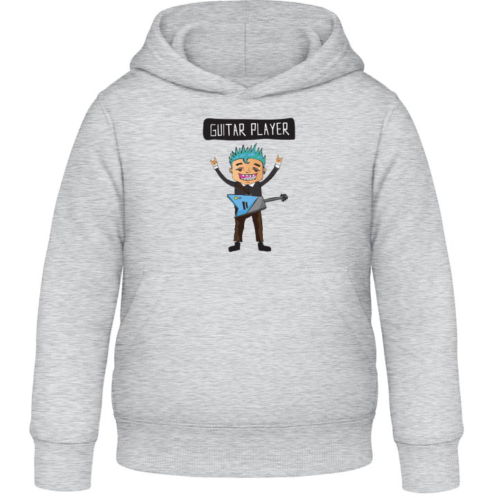 Guitar Player Character Kids Hoodie contain pic