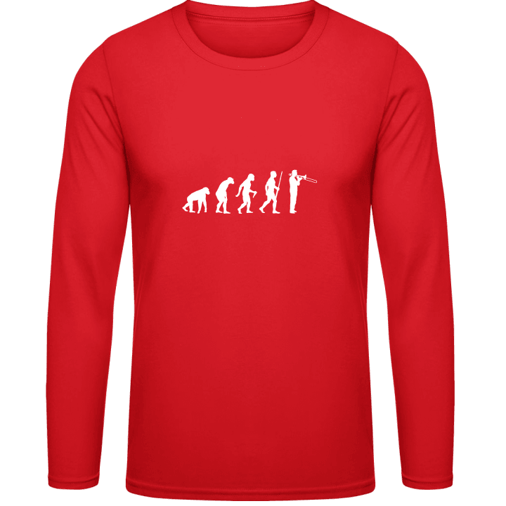 Trombonist Evolution Shirt met lange mouwen contain pic