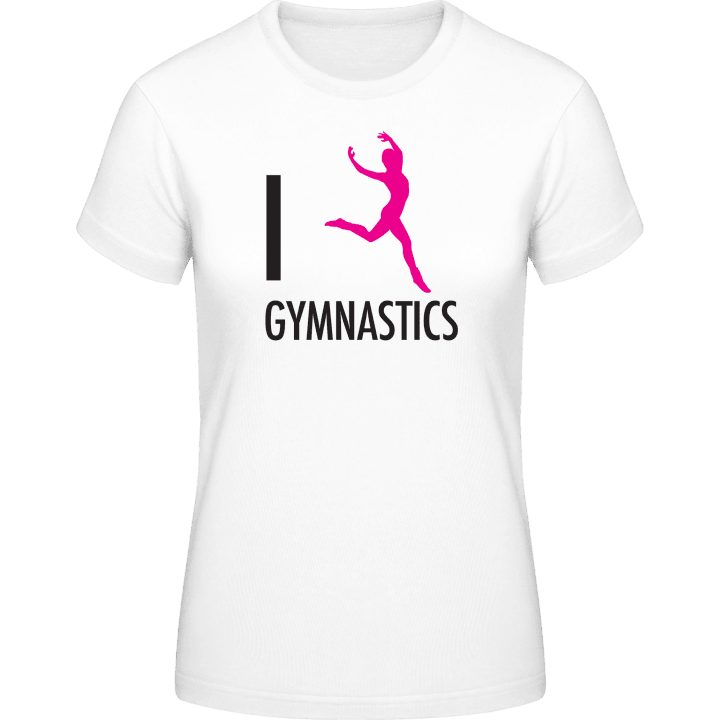 I Love Gymnastics T-shirt för kvinnor 0 image