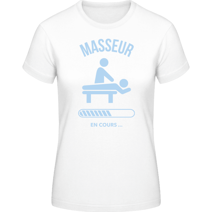 Masseur en cours T-skjorte for kvinner contain pic