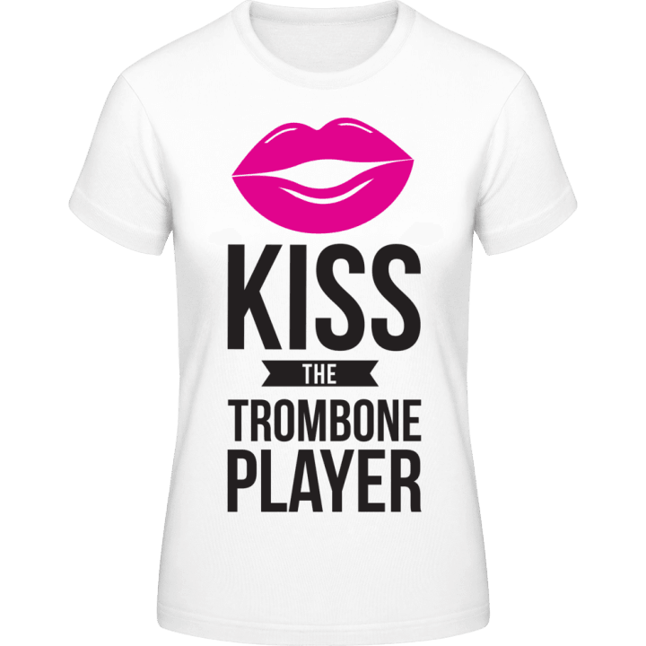 Kiss The Trombone Player Vrouwen T-shirt contain pic