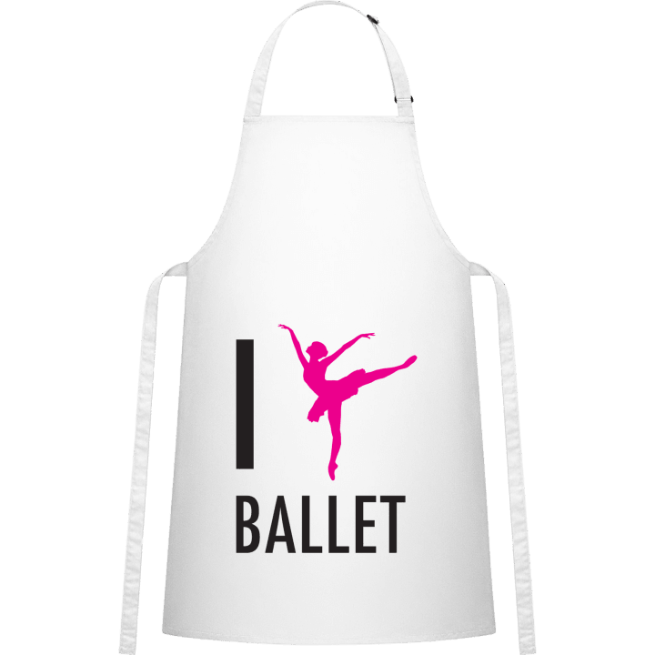 I Love Ballet Kitchen Apron contain pic