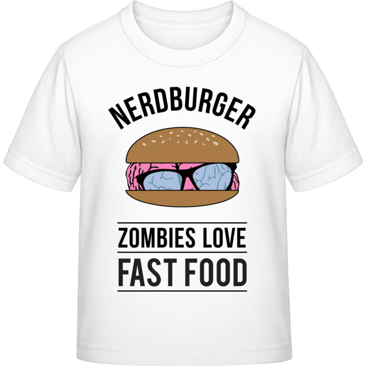 Nerdburger Zombies love Fast Food Kids T-shirt 0 image