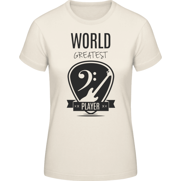 World Greatest Bass Player Vrouwen T-shirt contain pic