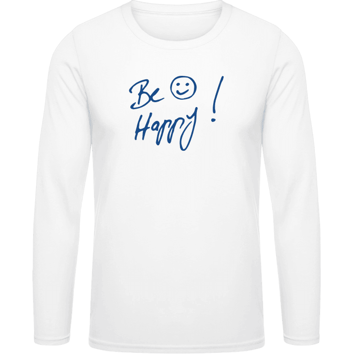 Be Happy Langarmshirt contain pic