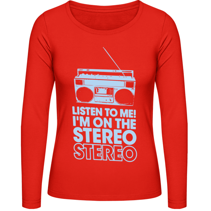 Pavement Stereo Langermet skjorte for kvinner contain pic