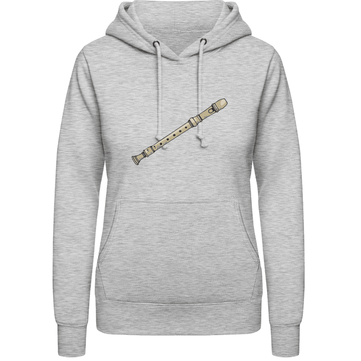 Recorder Illustration Women Hoodie contain pic
