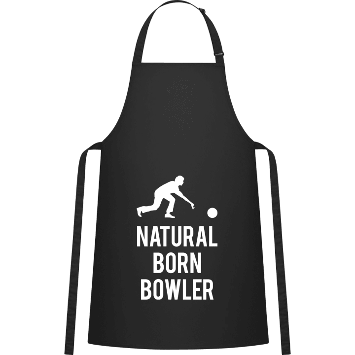 Natural Born Bowler Kitchen Apron contain pic