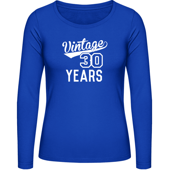 Vintage 30 Years Frauen Langarmshirt 0 image