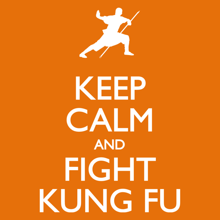 Keep Calm And Fight Kung Fu Stoffpose 0 image