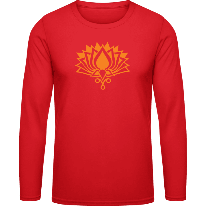 Yoga Lotus T-shirt à manches longues contain pic