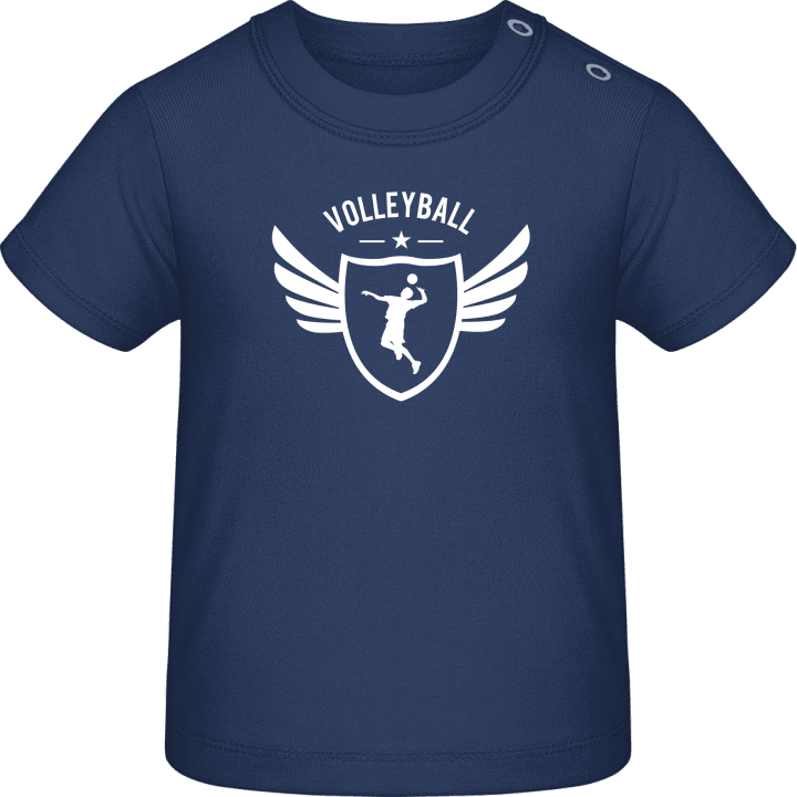 Volleyball Winged T-shirt för bebisar contain pic