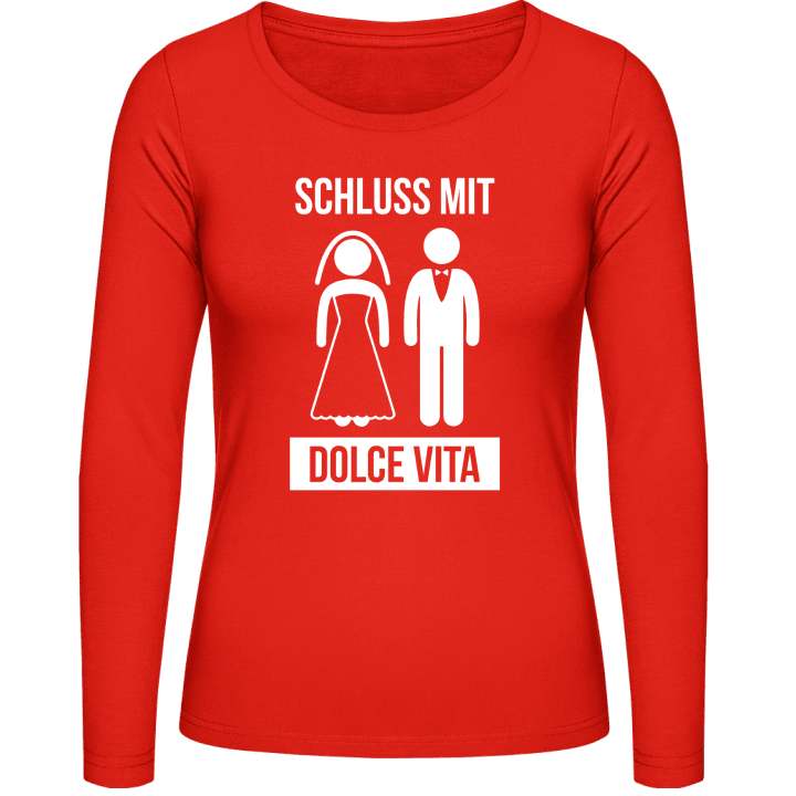 Schluss mit Dolce Vita T-shirt à manches longues pour femmes contain pic