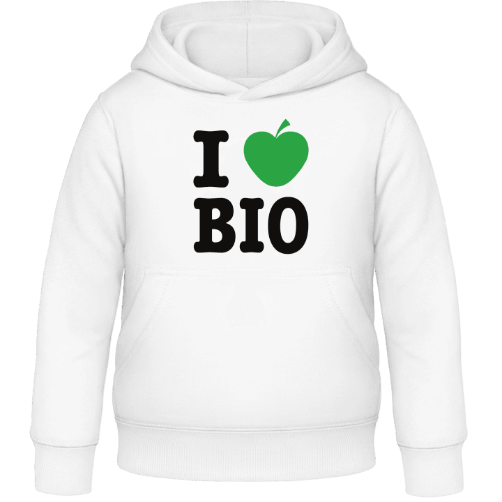 I Love Bio Sweat à capuche pour enfants contain pic