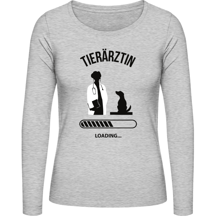 Tierärztin Loading T-shirt à manches longues pour femmes contain pic