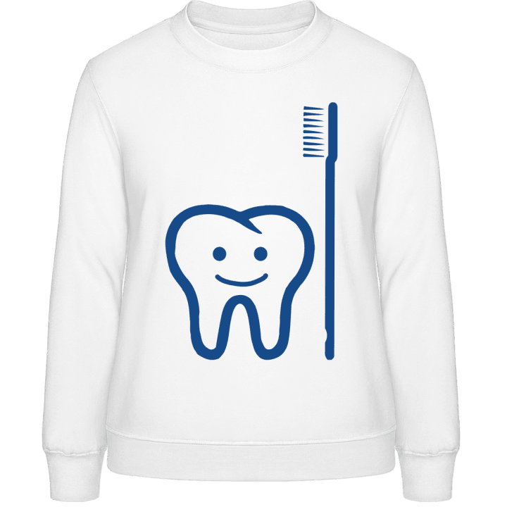 Zähneputzen Frauen Sweatshirt contain pic