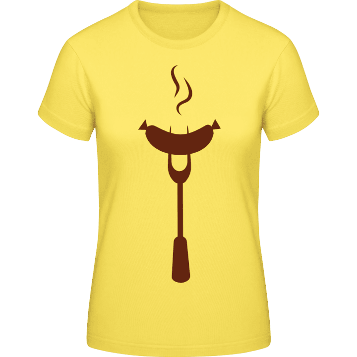 Grilled Sausage T-shirt för kvinnor contain pic