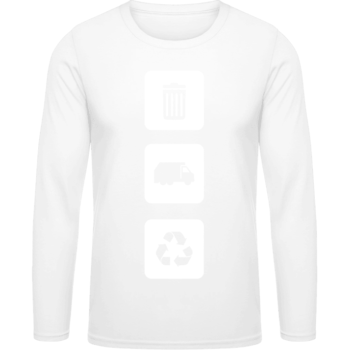 Refuse Collector Icon Shirt met lange mouwen contain pic