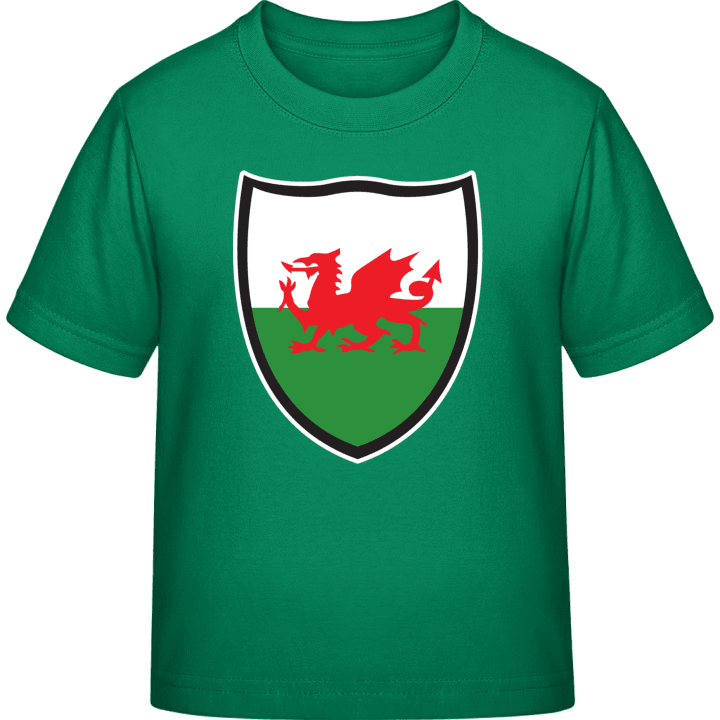 Wales Flag Shield T-shirt för barn 0 image