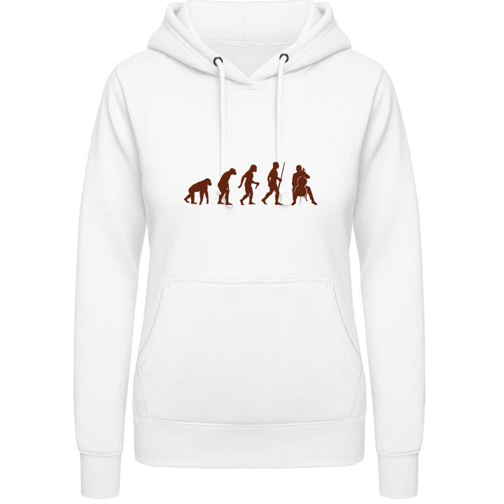 Cellist Evolution Vrouwen Hoodie contain pic