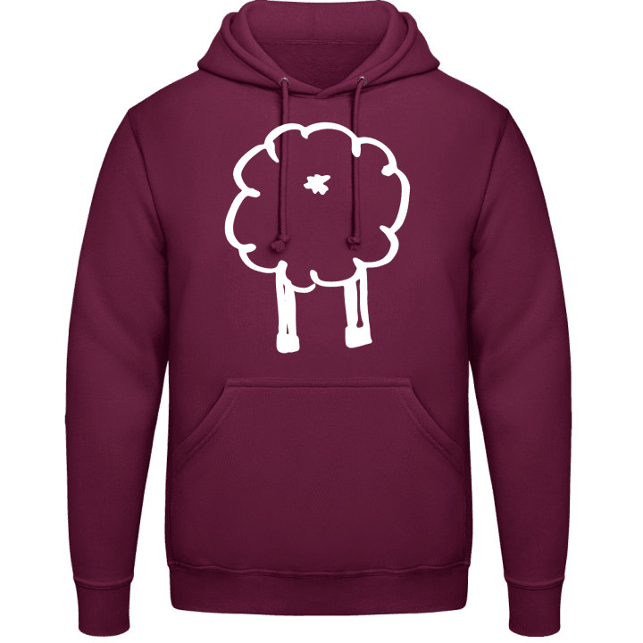 Sheep From Behind Hoodie contain pic
