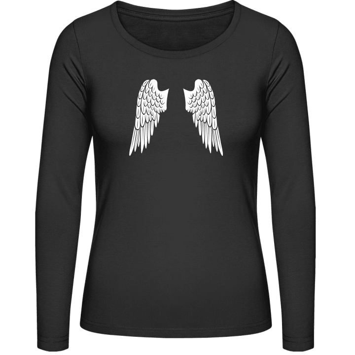 Wings Angel Langermet skjorte for kvinner contain pic