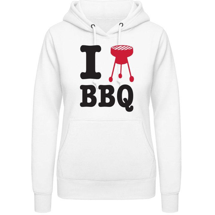 I Heart BBQ Vrouwen Hoodie contain pic